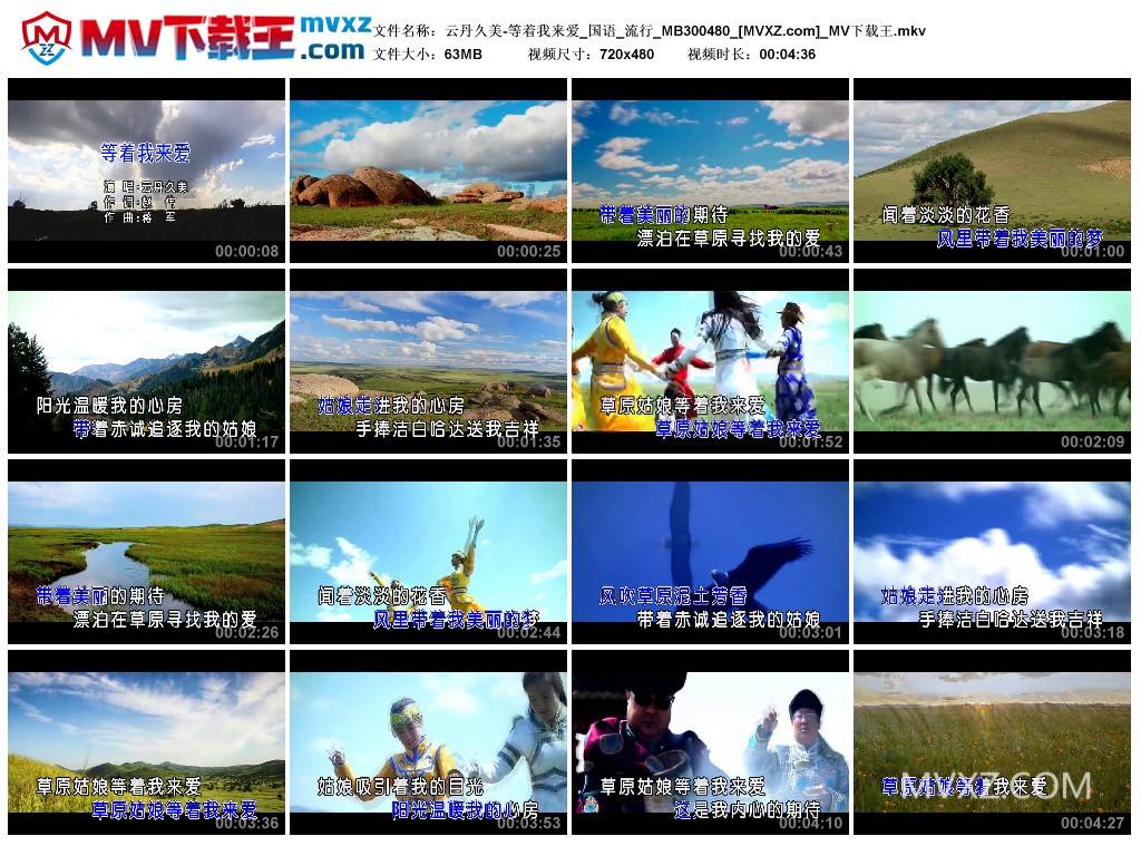 云丹久美-等着我来爱_国语_流行_MB300480